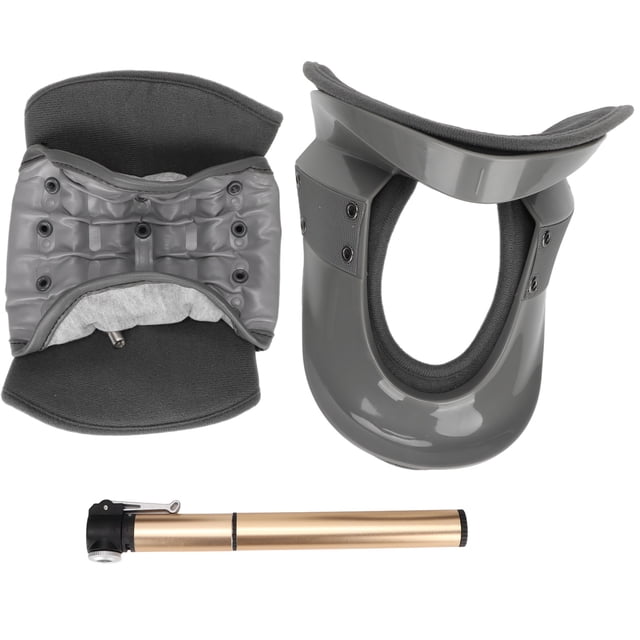 Dispositivo de tracción cervical inflable para aliviar el dolor y el estiramiento cervical.
