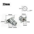 thumbnail image 1 of Bgsha Home Sliding Door Closet Showcase Furniture Cylinder Head Plunger Lock With Keys, 1 of 9