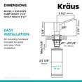 thumbnail image 7 of KRAUS KSD-41SFS KRAUS Kitchen Soap & Lotion Dispenser Spot Free Stainless Steel, 7 of 7
