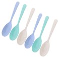 thumbnail image 2 of FOMIYES 6pcs Wheat Straw Child Spoons Anti-scald Plastic Soup Spoon Tableware for Home Restaurant (Random Color), 2 of 4