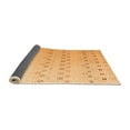 thumbnail image 2 of Ahgly Company Indoor Square Solid Orange Modern Area Rugs, 6' Square, 2 of 4