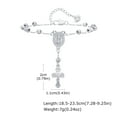 thumbnail image 5 of VNOX Steel Copper Engraved Bead Oval Virgin Mary & Jesus Cross Bracelet – Christian Faith Jewelry, 5 of 6