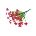 thumbnail image 1 of Moyic 2X Flores artificiales Ramas violetas Plantas falsas resistentes a los rayos Ramo de simulación realista resistente al desgaste Decoración del hogar Rosa roja, 1 of 6