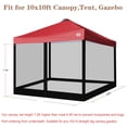 thumbnail image 2 of Panel lateral de malla de repuesto para toldo o gazebo 10x10, 2 of 7