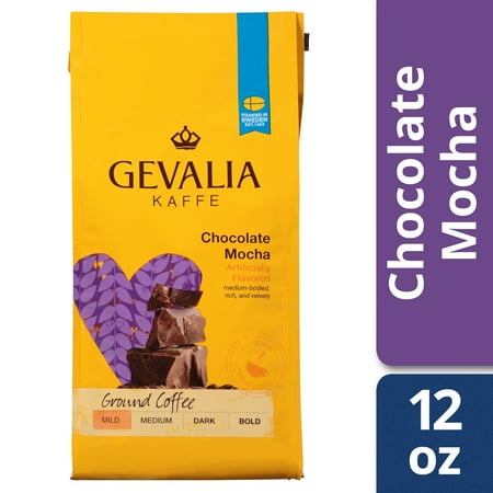 Gevalia Chocolate Mocha Ground Coffee, 12 oz Bag
