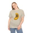 thumbnail image 3 of Flatten smiley face graphic t shirt Unisex Heavy Cotton Tee, 3 of 8