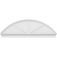 thumbnail image 3 of Ekena Millwork 84"W x 27-7/8"H x 2-3/4"P Segment Arch 3 Spoke Architectural Grade PVC Combination Pediment, 3 of 7