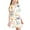 Multicolor1, variant on Pounoo New Kids Dresses Girls Trendy Print Short Sleeve Casual Dresses Round Neck Knee Length Dress Lightweight Girls Dresses 7-8