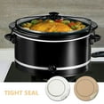 thumbnail image 3 of HINTRMENT 2pcs Black Slow Cooker Spares With Nitrile For Prevents Food Spillage Transport, 3 of 8