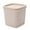 Beige, variant on Aursykel 750ml Reusable Plastic Cups for Ice Cream and Beverages Suit for Parties and Events Dishwasher Safe Hostess Housewarming Gifts 360 Degree Dessert Display