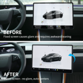 thumbnail image 4 of Support d'Écran Rotatif Réglable 40° pour Tesla Model 3/Y - Conduite à Droite, Maintient la Hauteur d'Écran d'Origine, Fonction Pivotante Haut/bas & Gauche/droite, Accessoire de Tableau de Bord Parfait pour Améliorer, 4 of 7