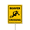 CROSSING-12S, variant on Eveokoki Beaver Crossing Yard Sign with Stake 8x12inch Rustproof Aluminum Sign Outdoor Aluminum Sign for Lawn Yard Garden Decor, Easy to Install, Outdoor Use