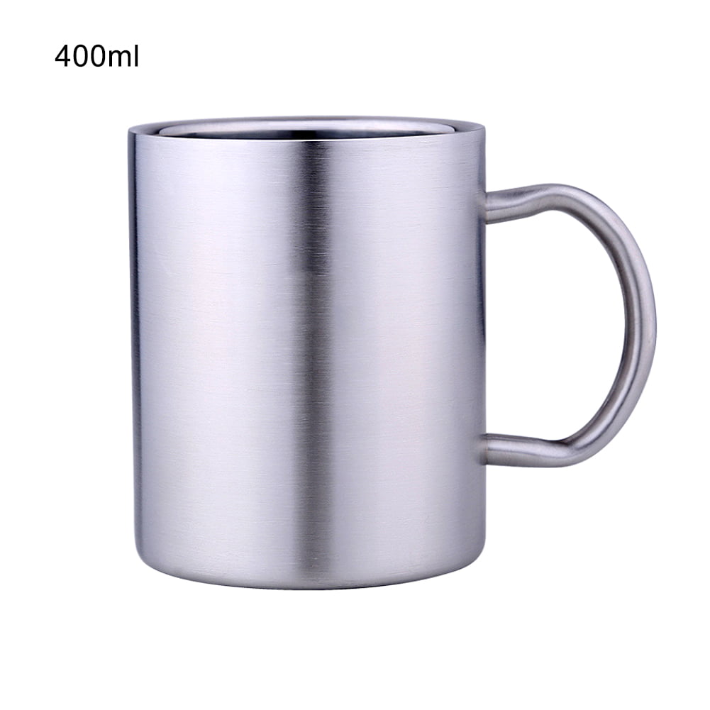 400ml Stainless Steel Insulted Coffee Mug Water Tea Children Cup Rose Gold 