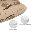 thumbnail image 3 of Honeii Squirrel nut backgrounds Print Pillow Cases,Plush Throw Pillow Covers,Decorative Pillowcase for Sofa, Couch, Living Room-14"x20", 3 of 6