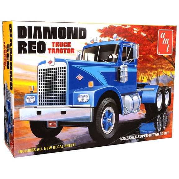 AMT Diamond Reo Truck Tractor 1/25 Scale Model Kit