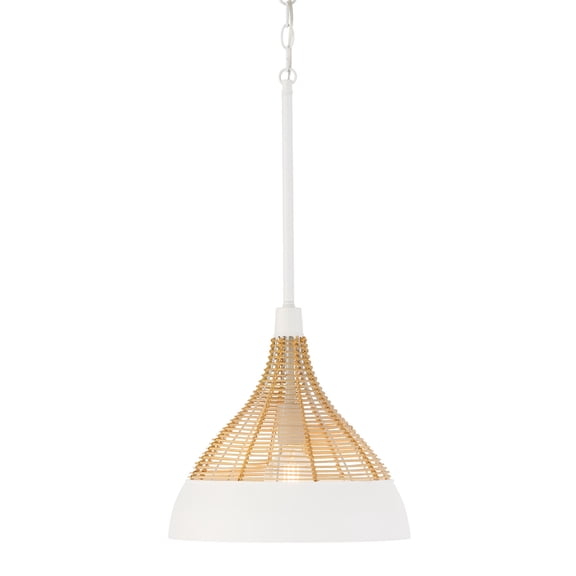 Capital Lighting 353911WE Kali 14" Wide Pendant - White