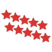 Uxcell Reflective Stickers, 10 Pack 2.36 x 2.36 Inch Adhesive Night Star Shape Safety Tape Reflector, Red