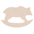 thumbnail image 5 of Wood Shape Rocking Bear 6x4", 5 of 6