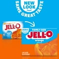 thumbnail image 3 of Jell-O Orange Zero Sugar Low Calorie Gelatin Dessert Mix, Family Size, 0.6 oz Box, 3 of 15