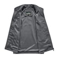 thumbnail image 6 of Mens Vests Outerwear Windproof Lightweight Softshell Vests Sports Sleeveless Jacket for Golf Hiking Fishing Running, S, 6 of 8