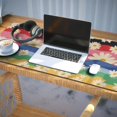 thumbnail image 3 of Long Mouse Pads for Desk,Pioneer Flower Floral Print Pattern Desk Mats on Top Of Desks, Desk Mouse Pad Extra Large with 3mm Non-Slip Base and Stitched Edge for Gaming,Office,Work,Home 35.4"x15.7", 3 of 6