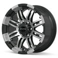 18 Inch Black Alloy Wheel Rim for GMC Canyon, RTX 82689 18x9 6x139.7