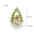 thumbnail image 3 of HaoXun Resin Nativity Scene Figurine - Compact Christmas Manger Ornament with Exquisite Details, Space-Saving Home & Store Decoration, Religious Holiday Desktop Decor, 3 of 8
