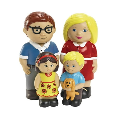 UPC: 0191487023306 | Excellerations Our Soft Family Dolls – Caucasian Set of 4