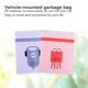 thumbnail image 2 of Basura Para Coche, Bolsas De Almacenamiento De Basura Colgantes De Dibujos Animados Impermeables Desechables Adhesivas 15 Bolsas Scienceny HA020313-00, 2 of 7