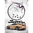 thumbnail image 1 of Carteles de coches deportivos de lujo para habitación, pintura en lienzo impresa, arte japonés, decoración de pared del hogar, regalo de imágenes, famosos, Cars JDM GTR 911, 1 of 4