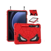 Tablet Case For Samsung Galaxy Tab S10 Lite / S10 FE / S9 FE 10.9 inch / S9 / S8 / S7 11 inch with Stand, Shoulder Strap, Thickned Cornor Impact Protective Cover for Kids Boys