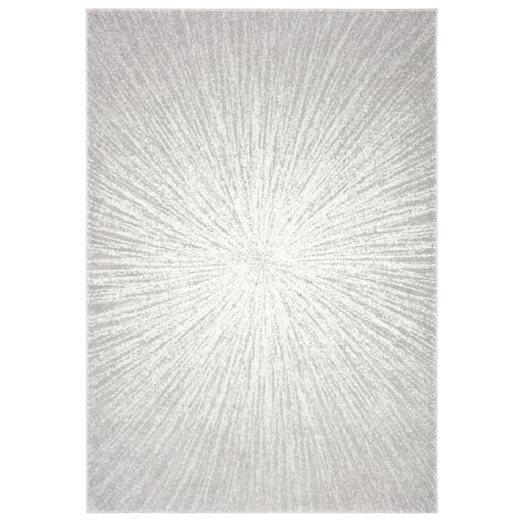SAFAVIEH Evoke Vana Abstract Area Rug, Dark Grey/Ivory, 5'3" x 7'6"