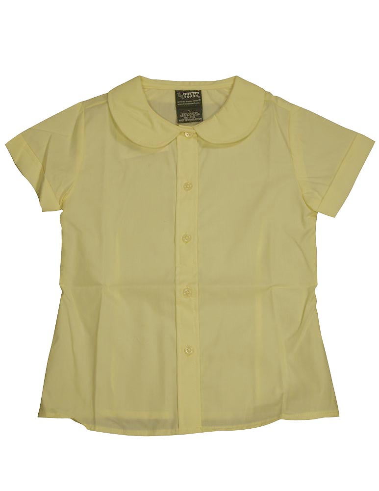 yellow blouse collar