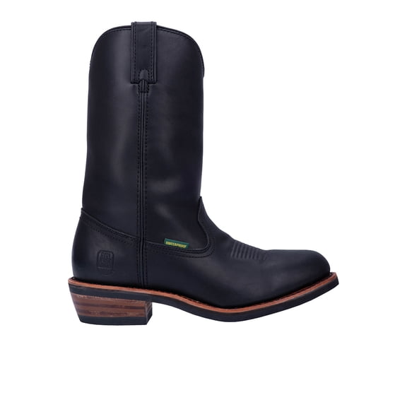 Dan Post Men's Albuquerque Waterproof Pull-On Work Boot Soft Toe Black 8.5 D(M) US