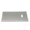 thumbnail image 4 of Maoww Stainless Steel Cake Scraper Cream Icing Smoothers Teeth Edge Cakes Decorating Sugar Craft Baking Accessory Household Tools 15*9.8cm Type 1, 4 of 9