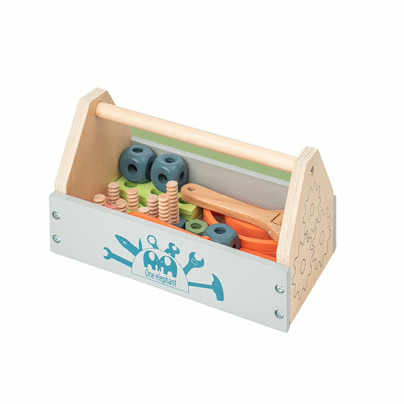 Toddlers Toolbox Construction Toy Preschool Play Tool for Building