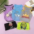 thumbnail image 2 of Lindo disfraz de verano de fibra de poliéster fresco y transpirable para gatos, camiseta para gatos, chaleco para cachorros, ropa para perros, 2 of 5