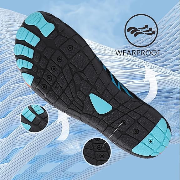 Barefoot Water Shoes for Women Men Wide Toe Box, Non-Slip