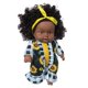 thumbnail image 2 of Trajes de muñeca de de 8 pulgadas, juguete de para bebé, accesorios de , juguetes de bricolaje para , s, , bebé Cuadrícula en blanco y negro CUTICAT Muñeca Negra Africana, 2 of 7