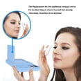 thumbnail image 7 of for Cute iPhone 12 Case for Women with Credit Card Holder & Hidden Mirror, Two Layer Shockproof Heavy Duty Protection Cover Protective Wallet Case for iPhone 12, Blue, 7 of 7