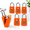 Orange-6 Pack, variant on Key Lock Box with Resettable Code, Holds 5 Keys, Heavy-Duty Outdoor Lockbox, 6 Pack Pink