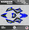 Blue, variant on Kalair GFX Graphics Kit for Kawasaki KLX110 (2010-2023) Warrior Series