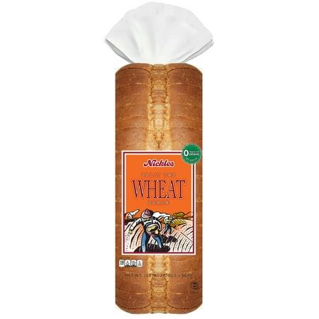 Nickles Bakery Split Top Wheat Bread, 20-ounce Loaf.
