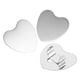 thumbnail image 4 of 3 piezas espejo de maquillaje en forma de corazón Paleta de mano de acero inoxidable para la pantalla de mesa de San Valentín y esmalte de uñas Mezcla, 4 of 6