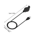 thumbnail image 2 of HAMPPLIES 1Pc Fast Charging Cable Compatible For Smartwatch Black Integrated Design, 2 of 8