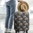 thumbnail image 2 of Pioneer Flower Floral Print Pattern Luggage Cover Fashion Suitcase Cover Baggage Covers Fit 25-28 Inch Luggage (Go Travel), 2 of 5