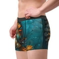 Bingfone Elegant Butterfly And Flowers Men's Underwear Casual Stretch