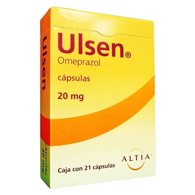 Ulsen Omeprazol 20 mg 21 cápsulas
