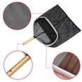 thumbnail image 2 of Heavy Duty Pool Skimmer Net, Reinforced Aluminum Frame Leaf Rake, Fine Mesh Net Bag Catcher, Deep Water Pool Cleaning Tool for Swimming Pool Spa Pond Leaf Debris Removal, 1pcs, Gray, 2 of 9