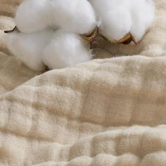 Cotton Throw Blanket,1pack Breathable Cotton Muslin Blanket,Lightweight and Breathable Cotton Gauze for Men and Women